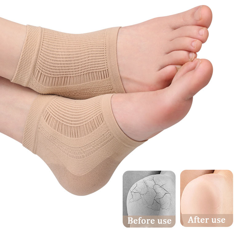 Heel Liner Grip - Moisturizing Anti-wear Anti-dry Cracking Half Short