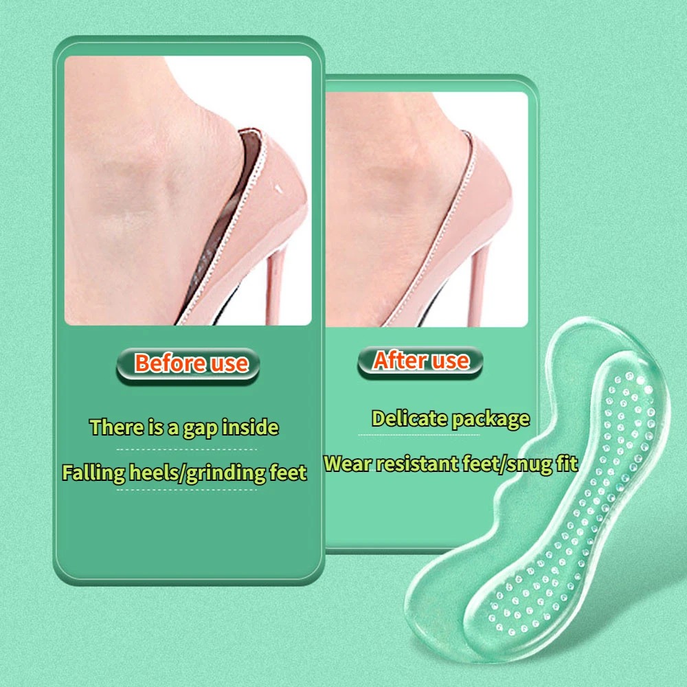 Silicone Gel Heel Grips Anti-C - огляд і ціна Heel Liner Grip