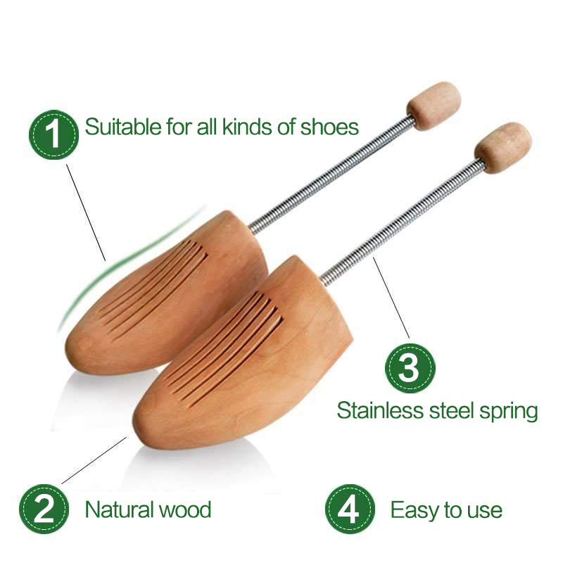 1 Pair Wooden Shoe Tree Unisex - огляд і ціна Shoe Tree Cedar