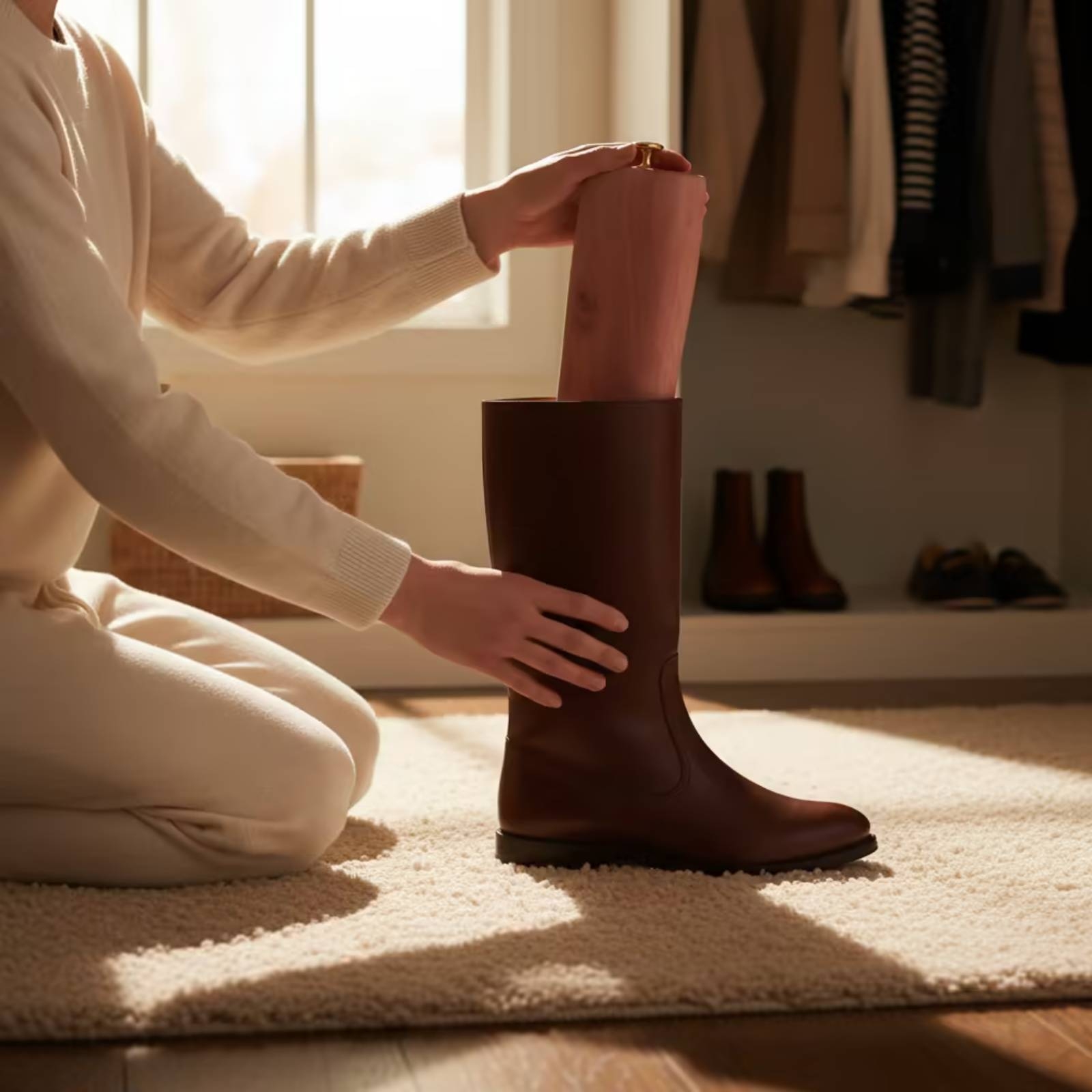 Adjustable Cedar Wood Boot Tre - огляд і ціна Shoe Tree Cedar