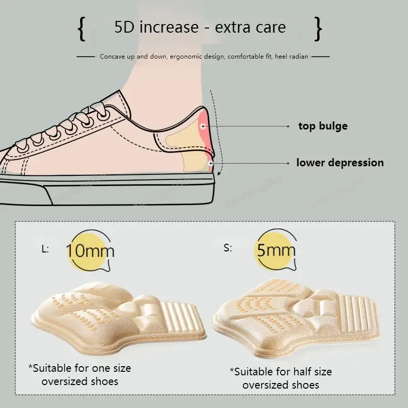10Pcs Feet Pads for Sneakers H - огляд і ціна Heel Liner Grip