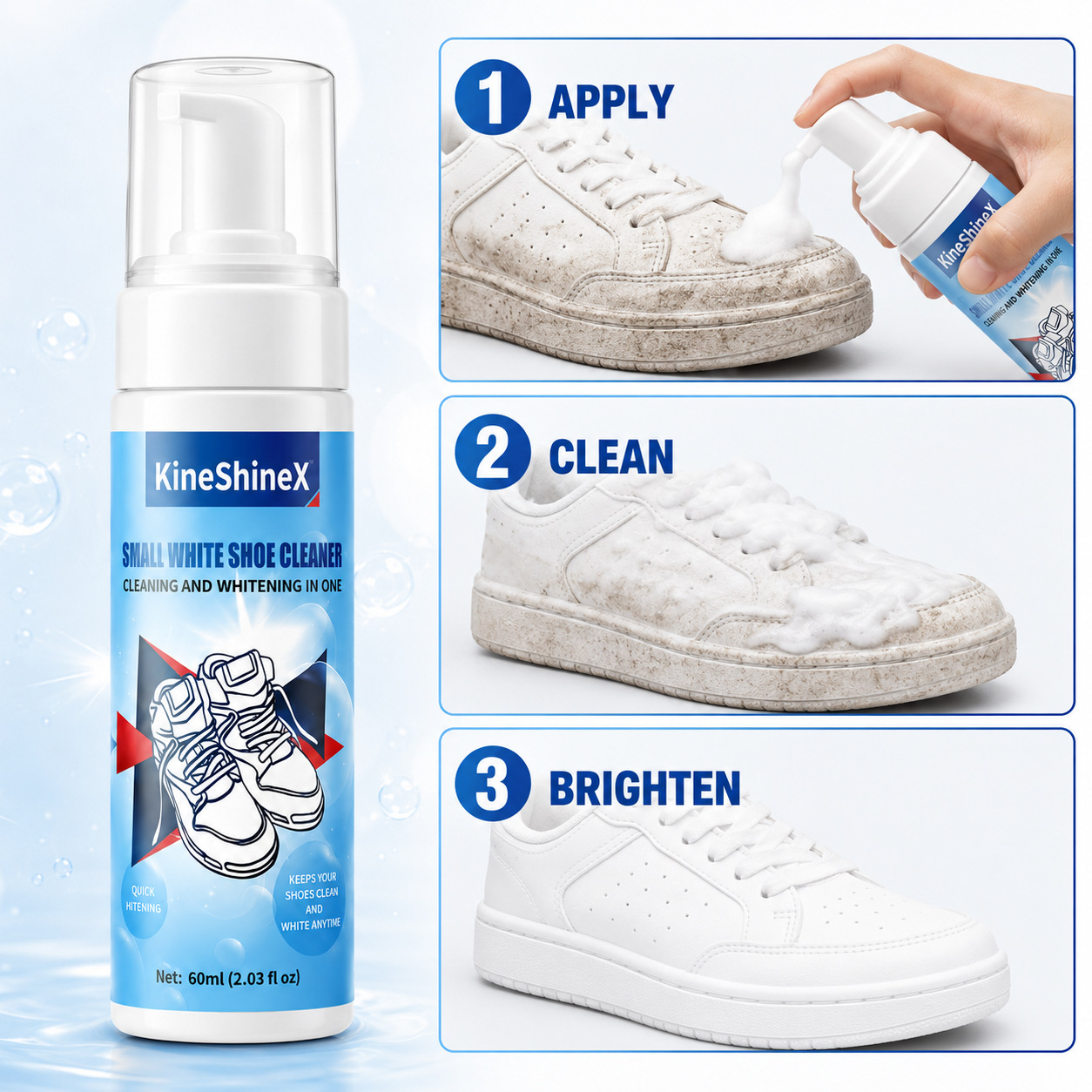 Gihen Shoe Cleaner Kits Water- - огляд і ціна Sneaker Care Accessories